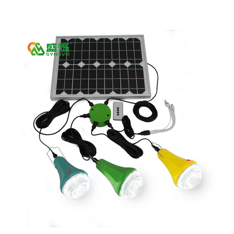 효율적인 휴대용 LED 가정용 태양광 조명 키트 전력 20W 가정용 SRE-88G-3