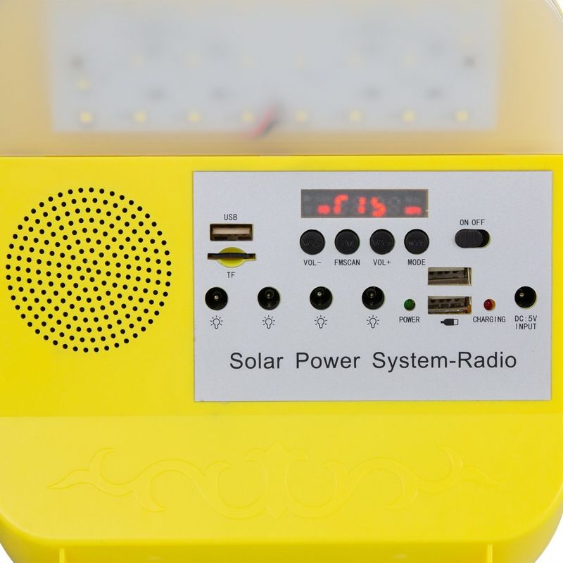 DC Solar System 가정용 태양열 충전기용 휴대용 조명 태양 전지판 시스템