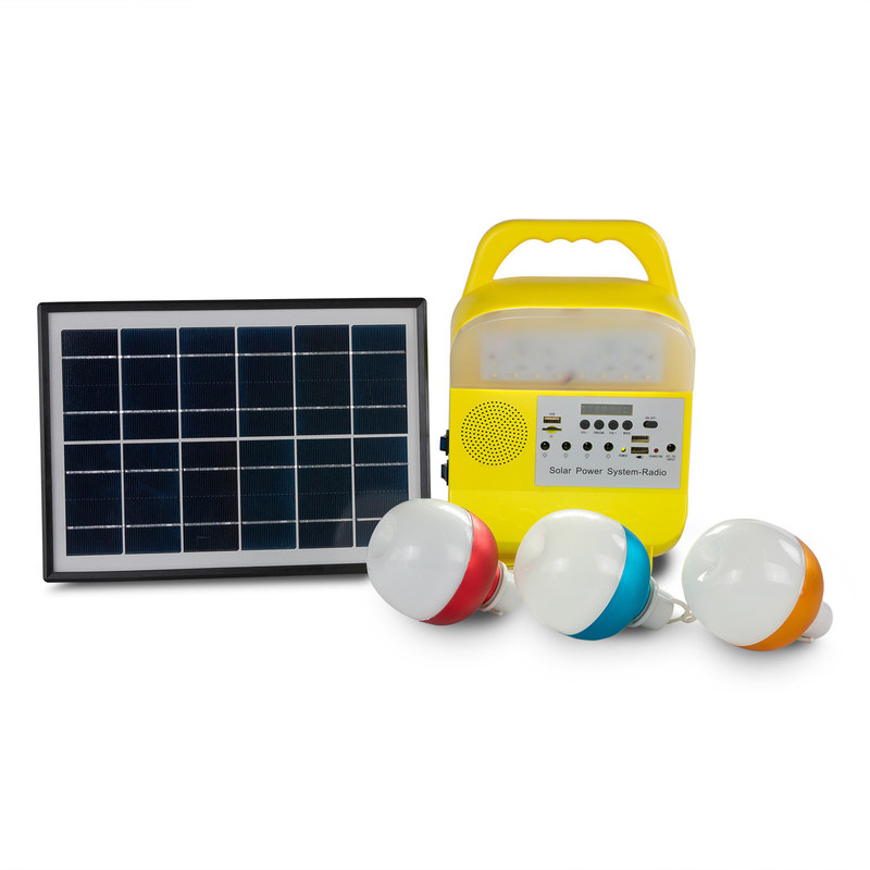 5W USB TF 휴대용 태양열 발전기 야외 전원 태양 전지 패널 Led 조명 시스템
