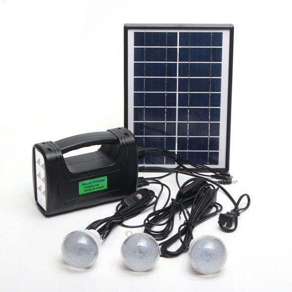 12PCS SMD LED 3W 4W 5W 실내 태양 조명 키트 4Ah 납축전지