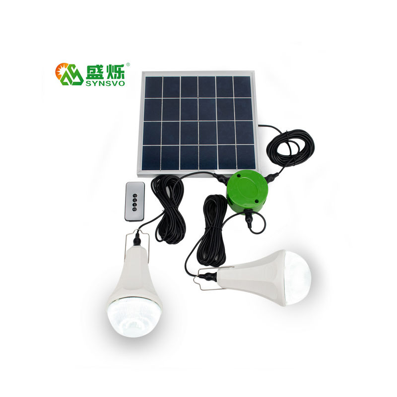 단청 태양 전지판을 가진 세륨 ROHS 10W 5V 2pcs*3W 전구 태양 빛 장비