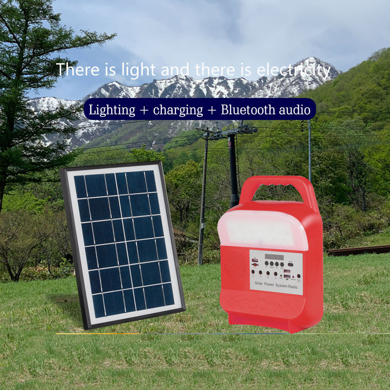 6000Mah 5 kw 가지고 다닐 수 있는 태양발전기 조명 시스템 키트 넘겨진 유형
