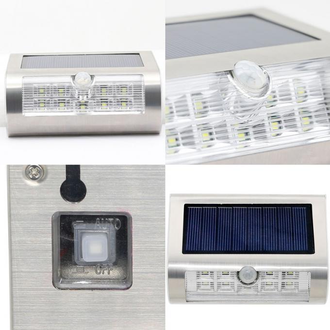 Solar Motion Sensor Outdoor Wall Mounted Solar Lights in Garden