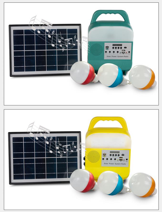 LED Solar Energy Rechargeable Light Energy-Saving System Home Portable Camping Lamp