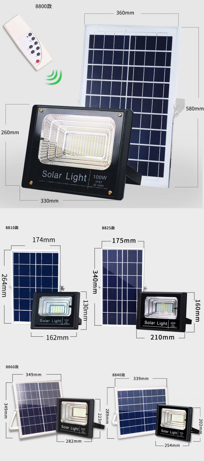 Solar Flood Light 25W 40W with IP67 Waterproof Stage Light off-Grid Region