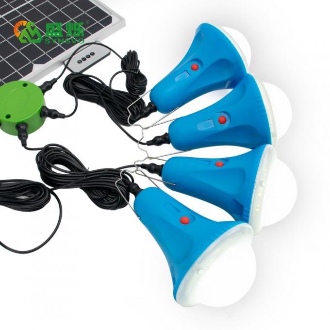 4PCS 엘이디 조명등 내장 5200mAh 솔라 램프와 30W 25W 태양 열을 이용한 집 조명 시스템