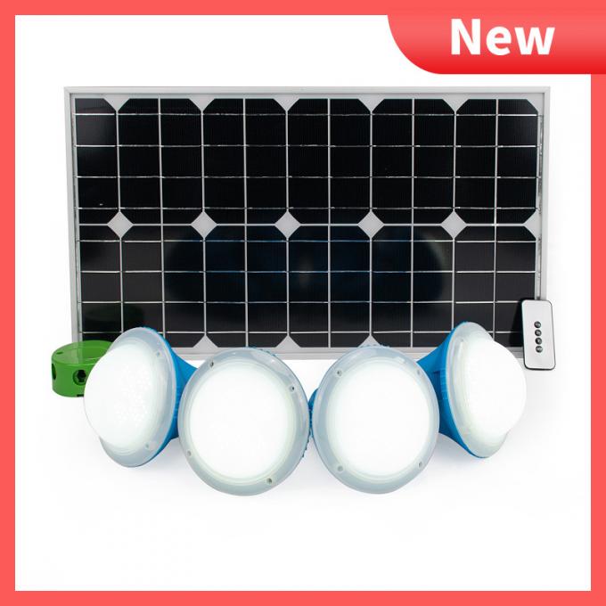 4PCS 엘이디 조명등 내장 5200mAh 솔라 램프와 30W 25W 태양 열을 이용한 집 조명 시스템