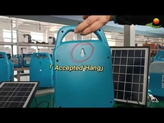 휴대용 태양 조명 키트 새로운 디자인은 태양 전지 패널과 전구를 주도했습니다.